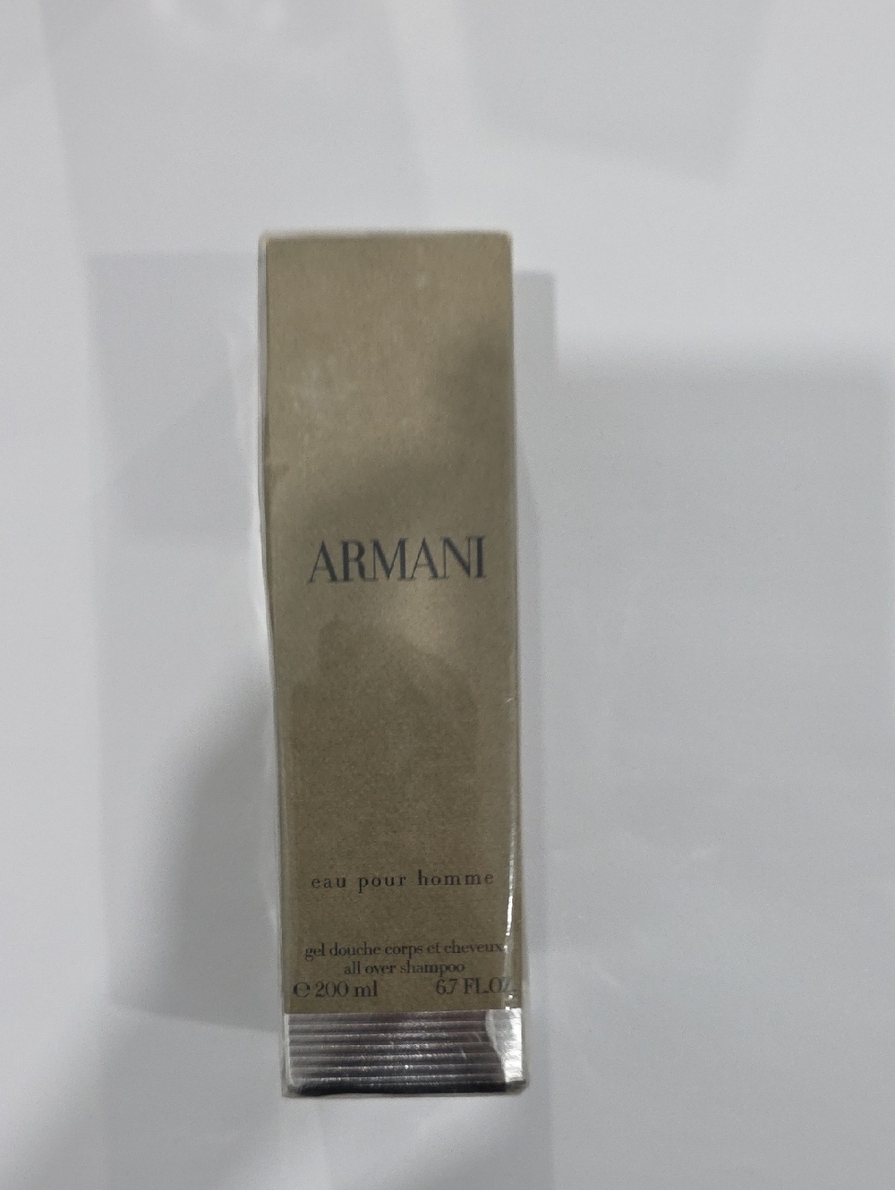 Armani Eau Pour Homme Shower Gel - Gold Packaging
